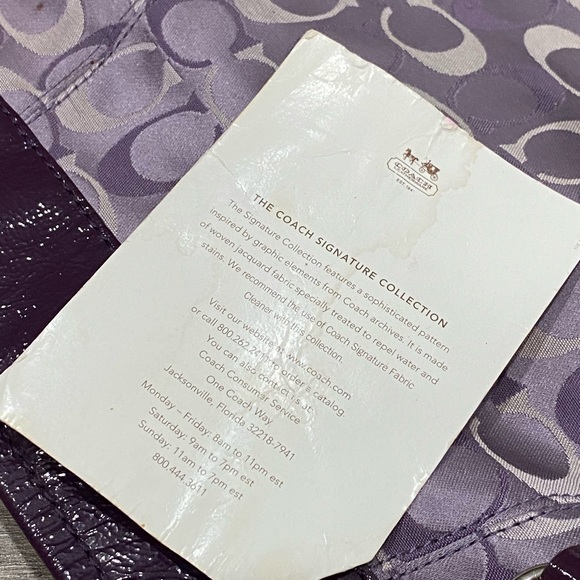 Purple Coach Crossbody - Picture 4 of 9